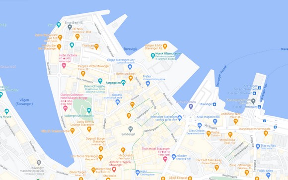 Google Maps Location of Museum Image